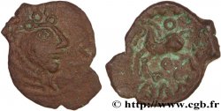GALLIA BELGICA - REMI (Area of Reims) Bronze au cheval et aux annelets