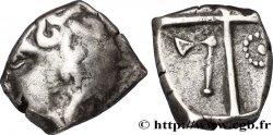 GALLIA - SOUTH WESTERN GAUL - PETROCORES / NITIOBROGES, Unspecified Drachme “au style flamboyant”, S. 168