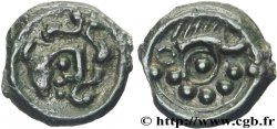 GALLIA BELGICA - SUESSIONES (Región de Soissons) Potin au sanglier, au torque et aux globules