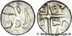 VOLQUES TECTOSAGES (région de Toulouse) Drachme “à la tête cubiste”, S. 34, aux haches affrontées