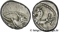 ALLOBROGES (Région du Dauphiné) Denier à l’hippocampe, tête à gauche