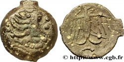 GALLIA - CARNUTES (Regione della Beauce) Bronze à l’aigle et à la rouelle, tête à droite