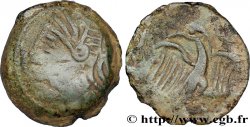GALLIA - CARNUTES (Regione della Beauce) Bronze lourd à l’aigle et au croissant