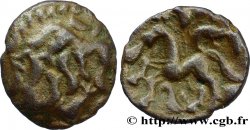 GALLIA BELGICA - AMBIANI (Regione di Amiens) Bronze aux loups affrontés et au cheval