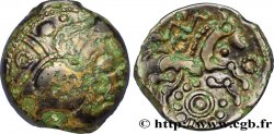 GALLIEN - AULERCI EBUROVICES (Region die Évreux) Bronze au cheval
