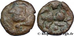 GALLIEN - BELGICA - BELLOVACI (Region die Beauvais) Bronze au personnage agenouillé