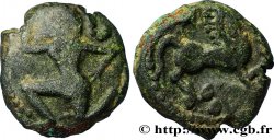 GALLIA BELGICA - BELLOVACI (Area of Beauvais) Bronze au personnage courant, à l’astre