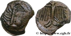 GALLIEN - CARNUTES (Region die Beauce) Bronze à l’aigle et à la rouelle, tête à droite