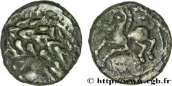 ALLOBROGES (Région du Dauphiné) Denier au cheval galopant et au “caducée”, fourré