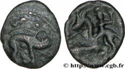 GALLIEN - BELGICA - AMBIANI (Region die Amiens) Bronze au sanglier et au cavalier