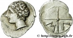 MASSALIA - MARSEILLE Obole MA, tête à gauche