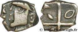 VOLQUES TECTOSAGES (région de Toulouse) Drachme “à la tête cubiste”