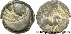 GALLIA - BELGICA - PARIS AREA Bronze à la tête casquée et au cheval