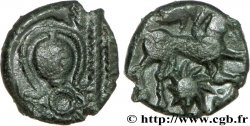 BELLOVAQUES (Région de Beauvais) Bronze à la petite tête de face
