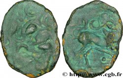 PICTONES / MITTELWESTGALLIEN, UNBEKANNT Bronze au cheval androcéphale