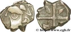 VOLQUES TECTOSAGES (région de Toulouse) Drachme “à la tête cubiste”