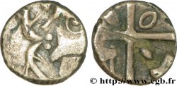 VOLQUES TECTOSAGES (région de Toulouse) Drachme “à la tête cubiste”, S. 24, flan arrondis et fourré