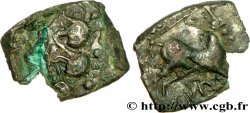 GALLIA - SOUTH WESTERN GAUL - RUTENI (Area of Rodez) Drachme au cheval, “COVRANTILLOS”, fourrée, S. 457