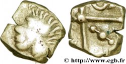 GALLIA - SUDOESTE DE LA GALLIA - TOLOSATES (Región de Vieja-Tolosa) Drachme “à la tête négroïde”, S. 87, fourrée