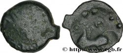 GALLIA BELGICA - REMI (Región de Reims) Bronze au cheval et aux annelets