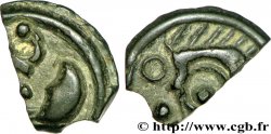 GALLIEN - BELGICA - SUESSIONES (Region die Soissons) Demi potin au sanglier, au torque et aux globules
