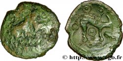 GALLIA - AULERCI EBUROVICES (Regione d Evreux) Bronze aux animaux affrontés