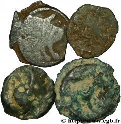 GALLO-BELGIEN - KELTIC Lot de 4 bronzes et potins
