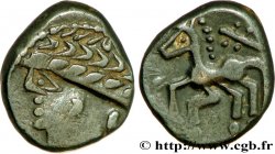 ALLOBROGES (Région du Dauphiné) Denier au cheval galopant et au “caducée”