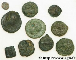 MASSALIA - MARSEILLE Lot de 10 petits bronzes variés