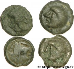 GAULE BELGIQUE - CELTIQUE Lot de 4 potins