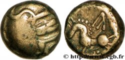 GALLIA BELGICA - REMI (Area of Reims) Quart de statère “aux segments de cercles”, à l’esse et au A