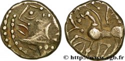 GALLIA BELGICA LINGONES (Regione di Langres) Denier KALETEDOY, imitation stylisée