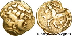 SÉQUANI - HELVETII, Unspecified (Current Switzerland) Quart de statère au cheval et à la croisette XF/VF