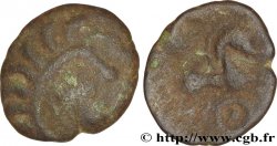 GALLIA - BAÏOCASSES (Area of Bayeux) Bronze scyphate au cheval et à la rouelle