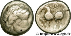 CELTES DU DANUBE - PANNONIE Tétradrachme “type Kugelwange”, prototype TB+