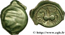 GALLIEN - BELGICA - SUESSIONES (Region die Soissons) Bronze CRICIRV, barbu