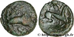 GALLIA - BELGICA - BELLOVACI (Regione di Beauvais) Bronze au personnage courant, aux astres