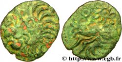 GALLIA - BELGICA - BELLOVACI (Región de Beauvais) Bronze au coq à tête humaine