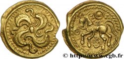 GALLIA BELGICA - SUESSIONES (Región de Soissons) Potin au swastika