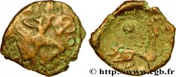 GALLIA - BELGICA - BELLOVACI (Región de Beauvais) Bronze au personnage courant et à l’androcéphale