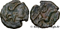GALLIEN - BELGICA - AMBIANI (Region die Amiens) Bronze au cheval, BN 8432