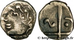 GALLIEN - SÜDWESTGALLIEN - NITIOBROGES (Region die Agen) Drachme “à la tête négroïde”, hybride, S. 115