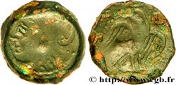 GALLIA - CARNUTES (Regione della Beauce) Bronze lourd à l’aigle et au croissant