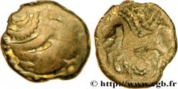 GALLIA BELGICA - REMI (Area of Reims) Quart de statère “aux segments de cercles”, cheval à gauche
