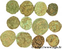 GALLIA BELGICA - AMBIANI (Area of Amiens) Lot de 12 bronzes rares pour étude