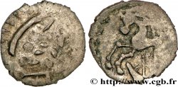 GALLIA - AULERCI EBUROVICES (Regione d Evreux) Denier scyphate au cheval et au sanglier