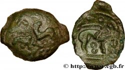 GALLIEN - AULERCI EBUROVICES (Region die Évreux) Bronze aux animaux affrontés