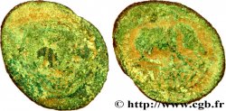 BRETAGNE - CATUVELLAUNI and TRINOVANTES Bronze à la tête janiforme et à la truie