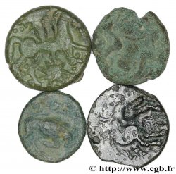 Gallia Lot de 4 bronzes variés