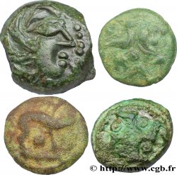 Gallia Lot de 4 bronzes variés
